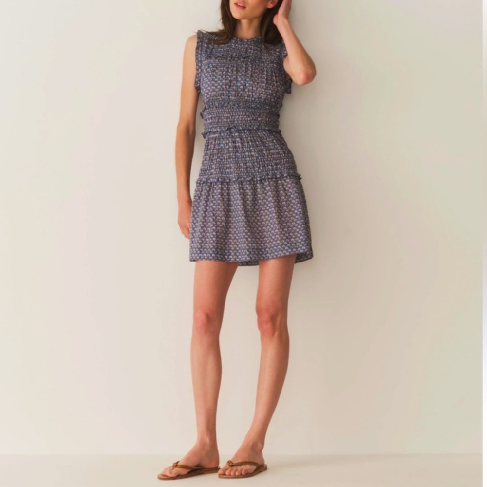 NWT Doen Tracie Dress in Dahlia Ikat Size XXS